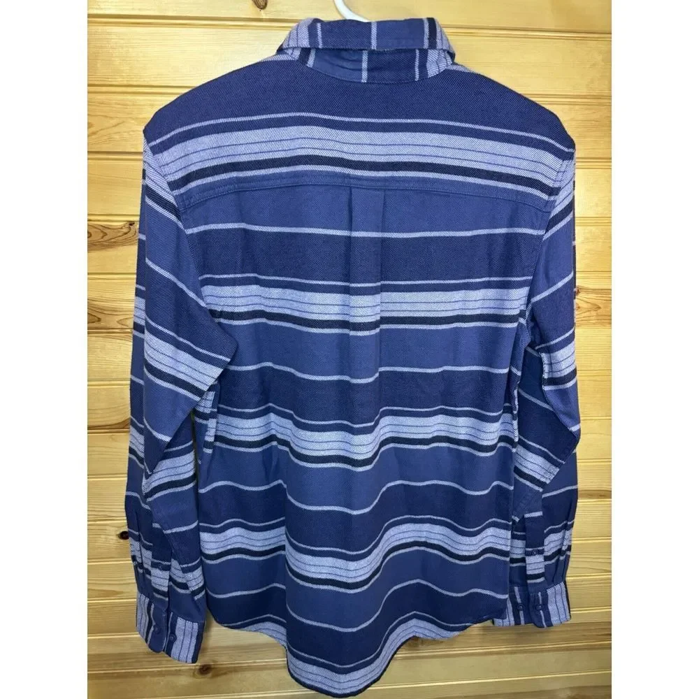 The North Face Arroyo Long Sleeve Flannel Shirt Cave Blue Men Size Small $90 NWT